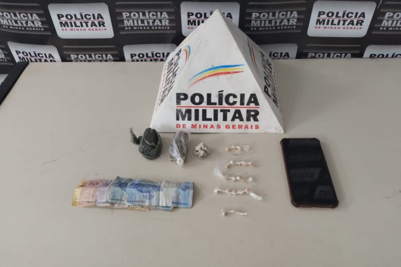 Homem tenta fugir da PM com crack e maconha, mas acaba preso em Rio Piracicaba