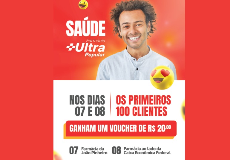 Farmácia Ultrapopular promove grande ação de cuidados em saúde em Itabira
