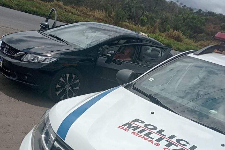 Itabirano é socorrido após ser baleado na BR-381