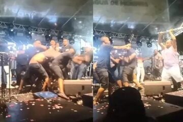 Músicos das bandas famosas trocam agressões em cima do palco; VEJA O VÍDEO