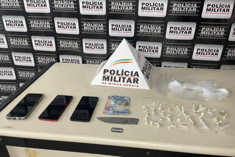 Quatro homens são presos com 44 pedras de crack em Monlevade