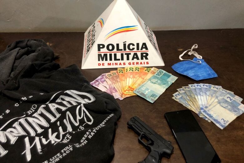 Policiais recuperam celular e mais de R$ 300 roubados por adolescente em Santa Bárbara