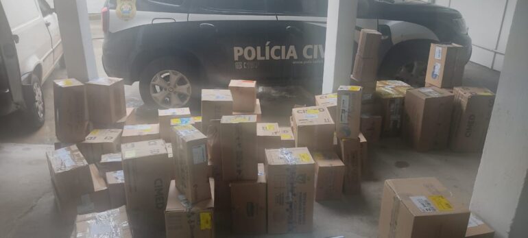 PCMG recupera carga roubada de uma transportadora em Betim