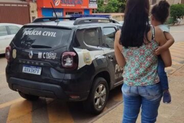 Polícia Civil resgata criança de 2 anos sequestrada pelo pai