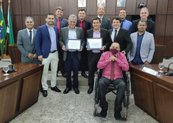 Empresário e socorrista do Sevor recebem Moção de Aplausos da Câmara de Monlevade