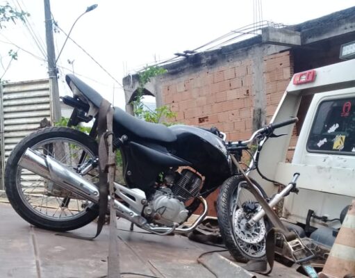 Polícia Militar recupera moto furtada em Itabira