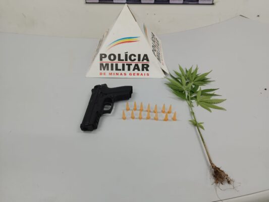 pm-apreende-planta-da-maconha-e-replica-de-pistola-em-itabira