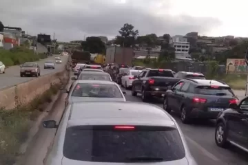 Saída de BH tem forte congestionamento nesta sexta-feira (23)