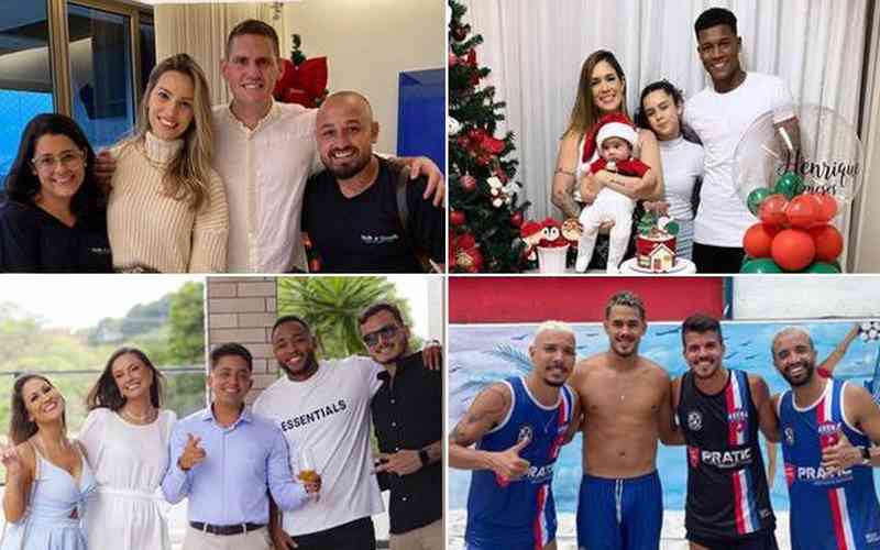 Fotos da última semana de férias dos jogadores do Cruzeiro