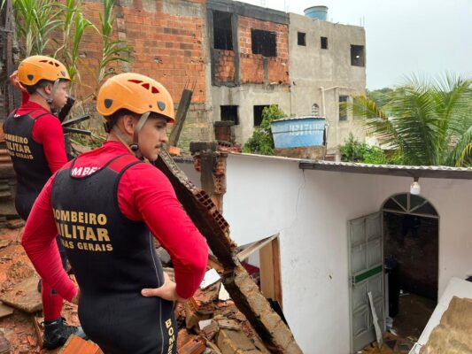 risco geológico devido a chuvas em Belo Horizonte