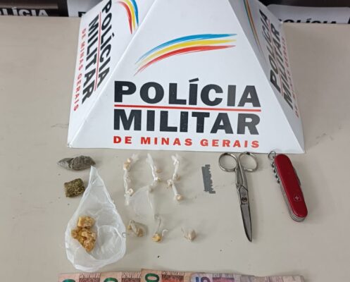 Três menores são apreendidos com drogas em Monlevade