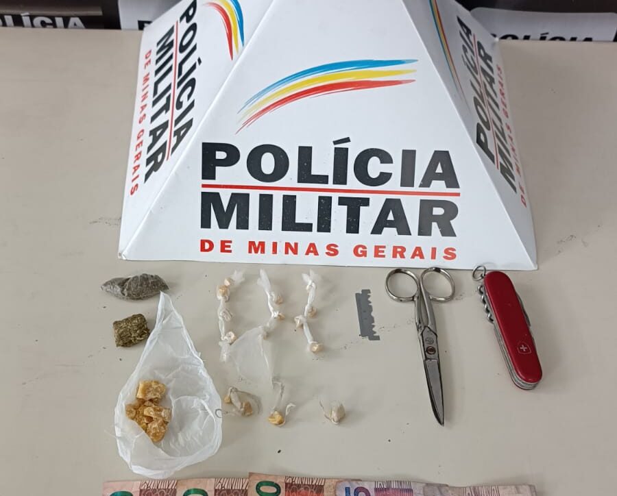 Três menores são apreendidos com drogas em Monlevade