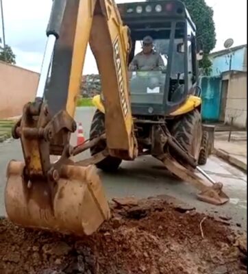 Itabira: Saae realiza manutenção na rede de água e abastecimento é suspenso no Colina da Praia