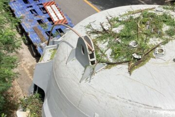 Transporte de peça gigante causa transtorno na BR-381