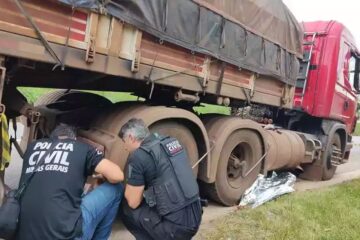 Homem morre atropelado pelo próprio caminhão no Anel Rodoviário