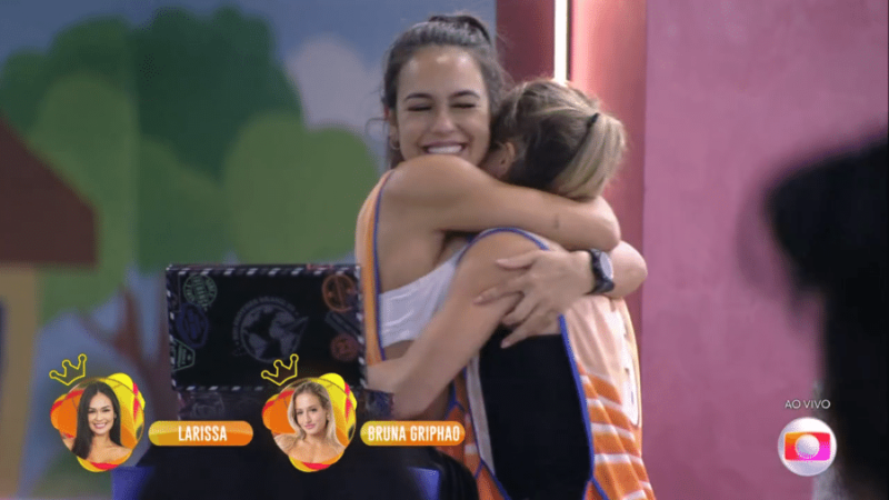 Bruna e Larissa vencem prova em dupla e se tornam primeiras líderes do ‘BBB 23’