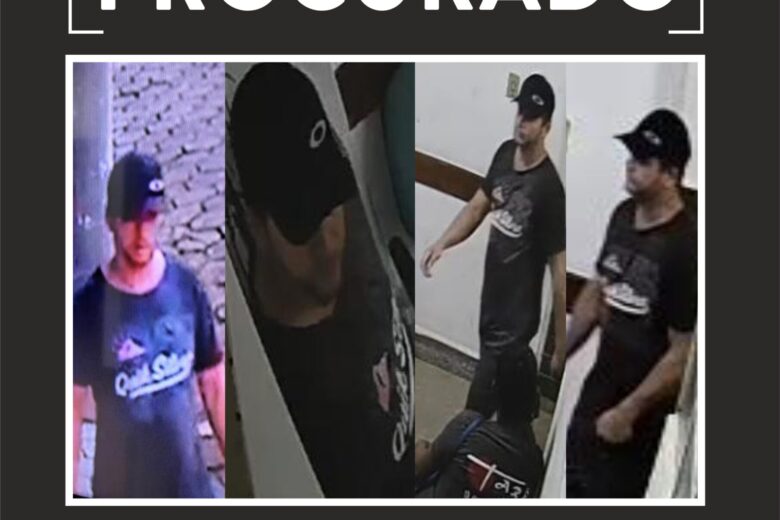 Polícia Civil procura por homem que roubou casa lotérica