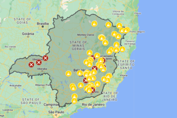 Minas Gerais tem 92 pontos de interdições em estradas; confira