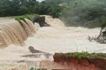 Pará de Minas: chuva eleva nível de barragem e preocupa Defesa Civil