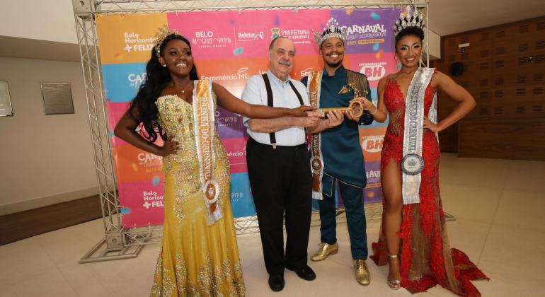 Está chegando a hora: entrega da chave da cidade à Corte Real Momesca marca início do Carnaval de BH