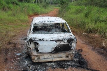 Voyage usado para roubar armas na Vale é encontrado carbonizado