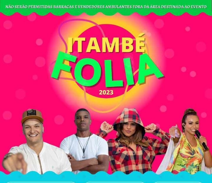 Itambé Folia 2023 está chegando; confira a programação completa