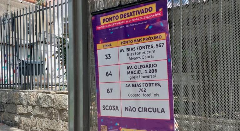 Carnaval BH: Transporte coletivo terá reforço de viagens e pontos desativados