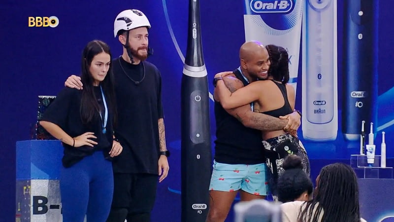 BBB 23: Cezar e Larissa vencem Prova do Anjo; Ricardo e Marvvila vão cumprir o Castigo do Monstro