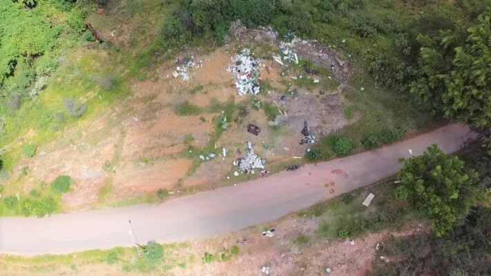 Infratores são flagrados e multados por provocar incêndio e despejar lixo no Areão