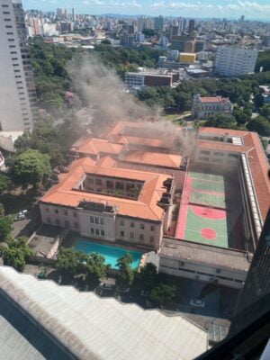 Incêndio no Instituto de Educação de Minas Gerais