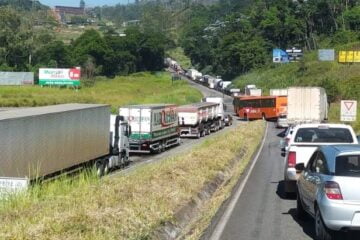 BR-381 é liberada após manifestação contra Marco Temporal