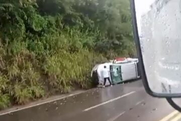 Grave acidente interdita a BR-381 neste domingo, em Ravena