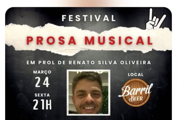 Festival "Prosa Musical" agita Itabira e promove arrecadação em prol beneficente