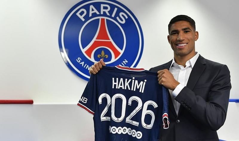 Hakimi, do PSG, é indiciado após ser acusado de estupro por mulher na França