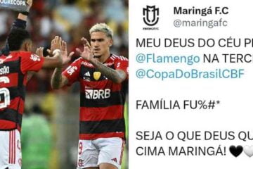Maringá reage ao pegar Flamengo pela Copa do Brasil: ‘Fu%*#’