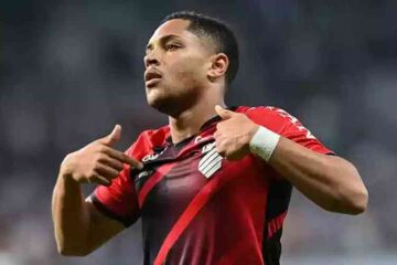 Ex-Cruzeiro, Vitor Roque se destaca no Athletico-PR e recebe elogios