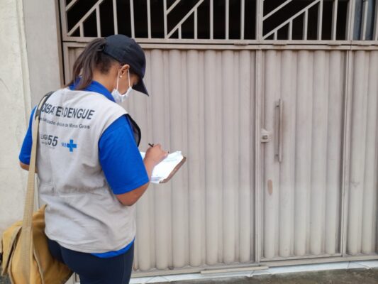 Agentes estão vistoriando residências para evitar a proliferação do mosquito. 
