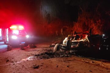 Corolla capota e seis pessoas ficam feridas na MG-760