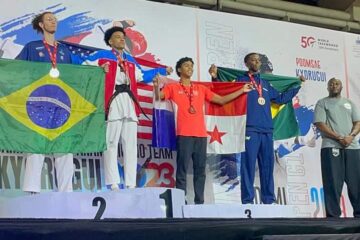 Representando a seleção brasileira, itabirano leva o bronze no Panamericano de Taekwondo