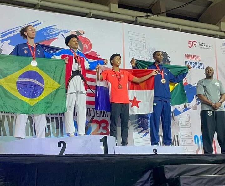 Representando a seleção brasileira, itabirano leva o bronze no Panamericano de Taekwondo