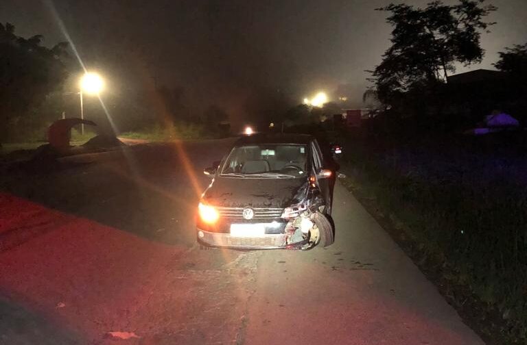 Colisão frontal deixa dois feridos na MG-129, no Barro Branco