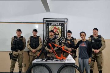 Policiais recuperam bicicleta de atleta de mountain bike em Belo Horizonte