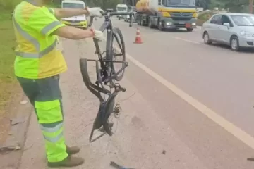 Homem com sintomas de embriaguez atropela e mata ciclista