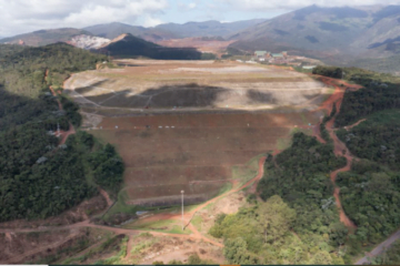 Mais uma barragem a montante começa a ser descaracterizada em Minas Gerais