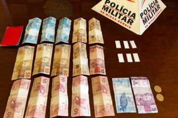 Homem é preso com seis papelotes de cocaína em Alvinópolis