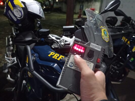 Homem é preso pela PRF com índice de embriaguez 30 vezes acima do limite permitido