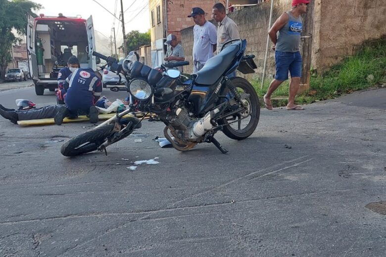 Acidente grave deixa duas pessoas feridas no bairro Machado