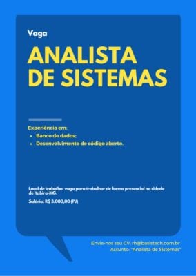 Analista de sistemas