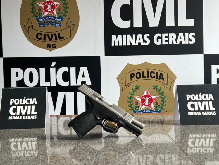 Homem é preso com pistola de calibre restrito em Itabira