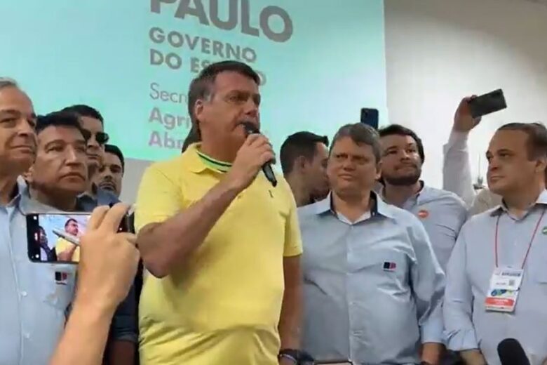 Na Agrishow, Bolsonaro reforça importância do agronegócio e elogia gestão de Tarcísio de Freitas em SP